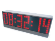 Grey LED Clock (Red Light) - Clock by S&J