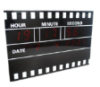 Film Clock LED Clock (Red Light) - Clock by S&J