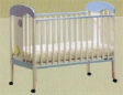 Baby Cot Ivano II with Latex Matress Package