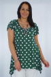 New Green White Pokal Dot Super Soft Plus size 14 to 18