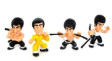 Bruce Lee 4 in 1 figure Set - Figurine by S&J