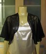 New Black Flare Shrug Bolero Cardigan size US 14 AU 18