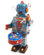 Musical Drummer Robot - Figurine by S&J