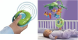 FISHER PRICE Peek-A-Boo Leaves Musical Mobile