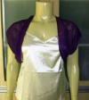 New Sexy Elegant Purple Bolero Cardigan sz US 18 AUS 22