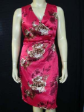 New Crimson Satin Cocktail Dress Plus Size US 20 AUS 24