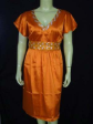 Citrus Rhinestone Office Cocktail Dress Sz US 22 AU 26