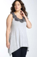New Sexy Grey Rose Evening top plus size 22 to 26