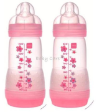MAM Ultivent 260ml Anti-Colic Feeding Bottle (Twin Pack)