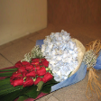 Bouquet Arrangements 1 Hydrangea & 24 Roses