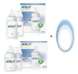 PHILIPS AVENT PP Feeding Bottles Package (125ml/4oz x 2 + 260ml/9oz x 2 + FREE GIFT)