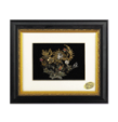 Flower Bouquet In Wood Glass Frame