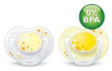 PHILIPS AVENT Night Time BPA Free Soother 0-3 Months