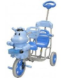 MY DEAR Tandem Tricycle Hippo Blue 20188