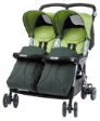 PEG PEREGO Aria Twin 60/40 4 Wheels Stroller, Kiwi