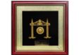 Gong In Wood Glass Frame