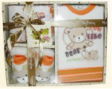 MASTER BABY Gift Set Orange Bear