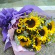 Bouquet Arrangements with 5 Sunflowers