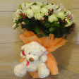 Bouquet Arrangements with 99 Roses (exclude bear)
