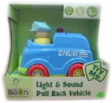 LITTLE BEAN Light & Sound Pull Back Vehicle Police