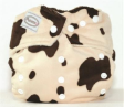 1 piece AUTUMNZ Minky Snap Button Moo Moo Cow - FREE 2 Inserts