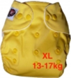 1 piece XL Baby Cloth Diapers (Button Design) - Yellow