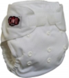 1 piece Baby Cloth Diapers (Velcro Design) - White