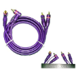 TNK 2 to 2 RCA OFC Cable w/0.5m (Purple)