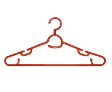 Wholesale Plastic Clothes Hangers (MP1180)