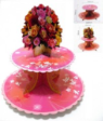 Cupcake Muffin Baking Stand Cardboard-HEARTS-2 tier