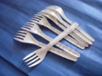 50pcs disposable plastic forks/dessert forks - 13cm