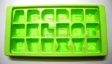 ALPHABET Ice Cube/Jelly Mould-Green
