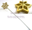 ROSETTES METAL IRON (STAR SHAPE) - 1 PCS - Diameter 5.5cm