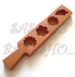 FLOWER & LEAF DESIGN Chocolate/Cookie/Jelly/Soap cutter mould