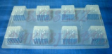 SQUARE PATTERN 8 mould Clear Plastic Jelly Mould