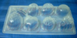 VARIETY 7 mould FRUIT MOTIF Clear Plastic Jelly Mould