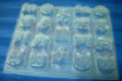 VARIETY Clear Plastic Jelly Mould,10 design,18 mould