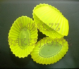 OVAL SCALLOPPED SHAPE Plastic Jelly Mould,10 pcs