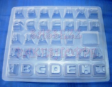 ALPHABET Clear Plastic Jelly Mould
