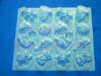VARIETY Clear Plastic Jelly Mould,8 design,16 mould (B)