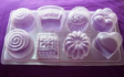 VARIETY DESIGN Clear Plastic Jelly Mould,8 design-J