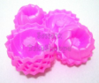 KUIH AYU/FLOWER/BUNDT SHAPE Plastic Jelly Mould PINK,12pcs