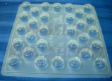 ROSE/FLOWER MOTIF Clear Plastic Chocolate Jelly Mould