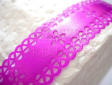 2cm PURPLISH PINK RIBBON 3m LENGTH CAKE DECORATE/CRAFT