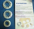 3 PCS Carnation/Flower Cutter/Mould Cake Decoration