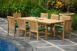 8 Seater Teak Patio Outdoor Furniture Elegance Set (GS02)