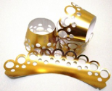 Cupcake Muffin Baking Wrap Cases -GOLD CIRCLE PATTERN -25pcs