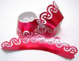 Cupcake Muffin Baking Wrap Cases -RED WAVY PATTERN -25pcs