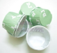 Muffin Cake Baking Paper Cup/Case-Pleated-GREEN-DJ(M)-20pcs