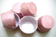 Muffin Cake Baking Paper Cup/Case-Pleated-PINK RIBBON(M)-20pcs